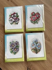 Stickbilder mit Blumenmotiv in