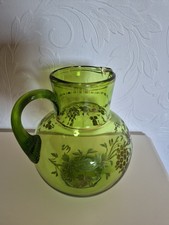 Antiker Krug Glas Grün