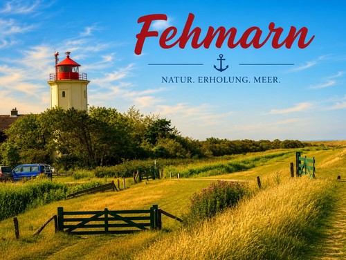 Kühlschrankmagnet fehmarn - kühlschrankmagnet,