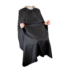 Friseurumhang hochwertiger Haarschneideumhang mit Handschlitzen (mit Halsgummi)