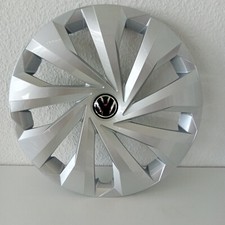 1 Satz Original VW Polo 2G AW Radkappen Radzierblenden 15 Zoll Silber 2G0071455A
