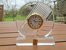 Nachtmann: 1 -Bleikristall-Glas -Tisch-bzw. Kaminuhr