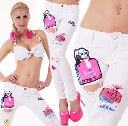 Damen hüft jeans - damen, hose