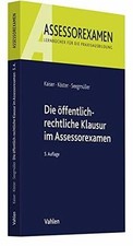 Die öffentlich-rechtliche Klausur im Assessorexamen... | Buch | Zustand sehr gut