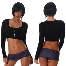 Damen Crop-Top bauchfrei