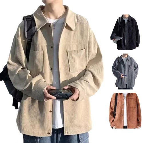 Herren langarm cord workwear - herren,