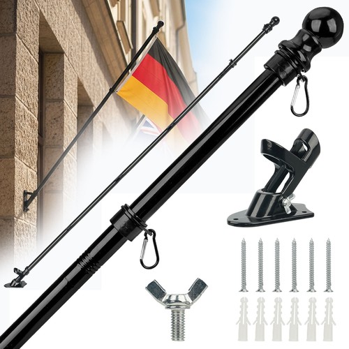 Fahnenmast metall - fahnenmast, 1,8m