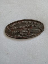 Waggonschild Deutsche