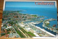 Luftbild cuxhaven hafen - luftbild,