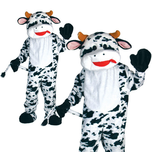 Kuh maskottchen erwachsene - maskottchen,