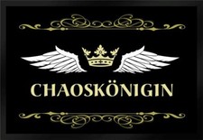 Fußmatte Schmutzfangmatte Chaoskönigin Krone Flügel F675