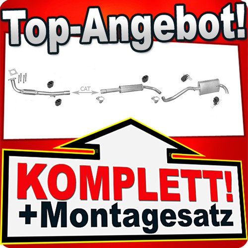 Auspuff für lupo 4 16v - vw,