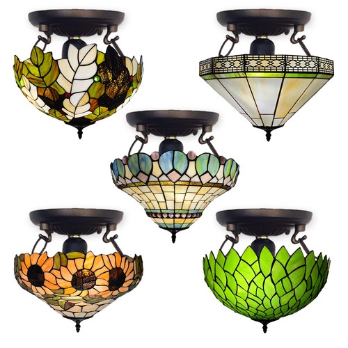 Tiffany stil deckenlampe - tiffany, 16