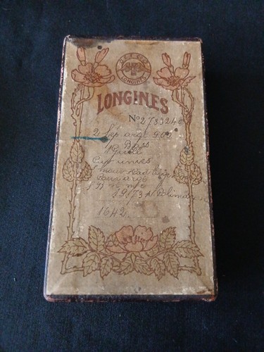Longines schachtel jugendstil - longines,