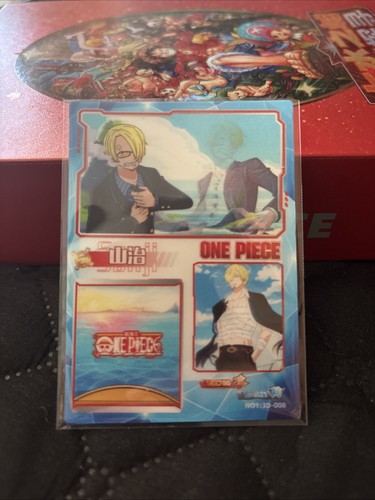 One piece sanji lentikular - sanji, 3d