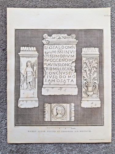 Ein römischer altar gefunden - römischer,