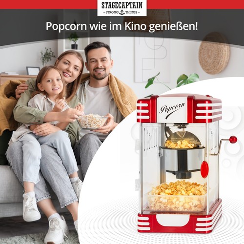 Profi popcornmaschine retro - popcornmaschine,