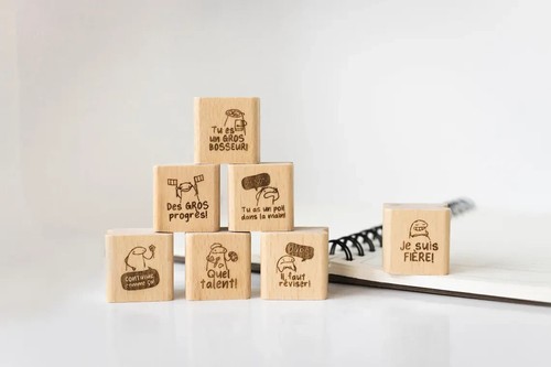 Lehrerstempel set - lehrerstempel, a