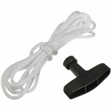 3mx4mm Seilzugstarter Rasenmäher Starterseil Handgriff Startergriff Schnur Seil
