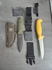 2xWolfgangs ODENWOLF Outdoor-& Jagdmesser Metzgermesser Solingen Harley-Davidson