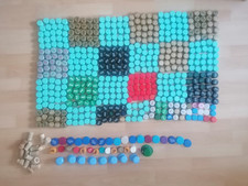 570 verschiedene Bunte Plastic Flaschendeckel,  zum Basteln
