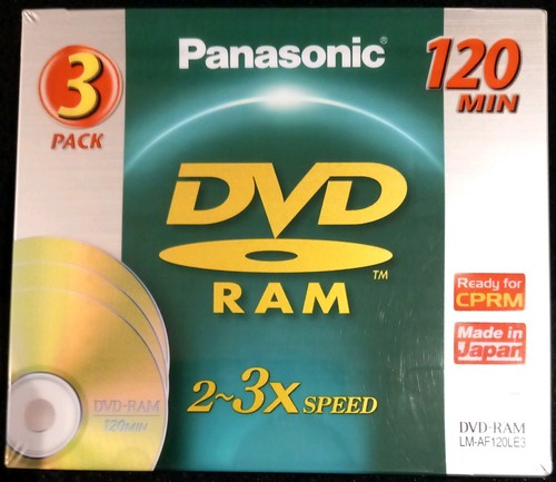 Panasonic dvd ram 3er pack - pack,