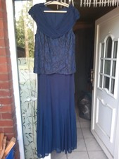 Abendkleid dunkelblau Spitze