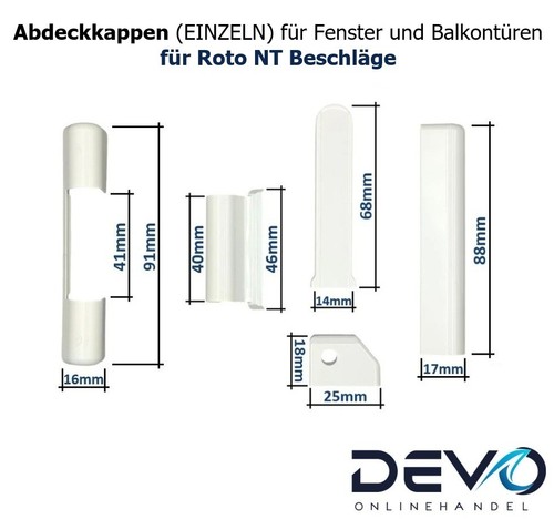 Roto abdeckkappen kappen - roto,