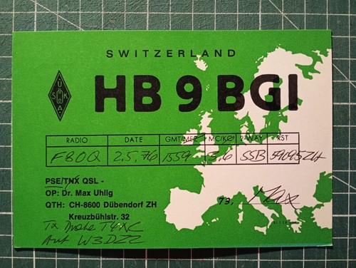 Br0194 amateurfunkkarte qsl - br0194,