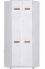 Marmex Grant G8+G15 - Eckschrank mit Kleiderstange Einlegeböden und Verlängerung