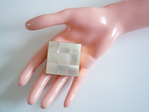 Vintage pillendose perlmutt - vintage,