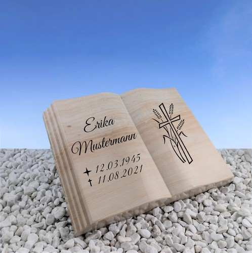 Grabstein buch sandstein - grabstein,