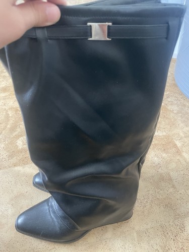 Boots schwarz kunstleder - boots,