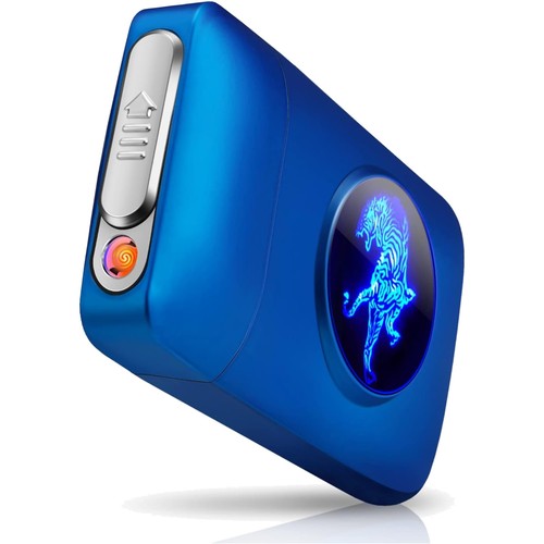 Zigarettenetui feuerzeug led - zigarettenetui,