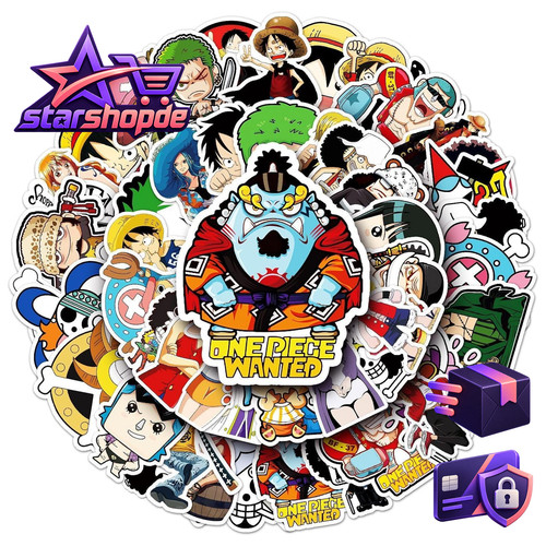 One piece stück aufkleber - one, 50