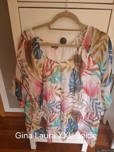 Gina laura seiden bluse xxl - seiden,