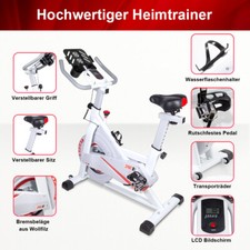 200KG Heimtrainer  Fitness Bike Fahrrad Schwungrad & leisem Magnetwiderstand