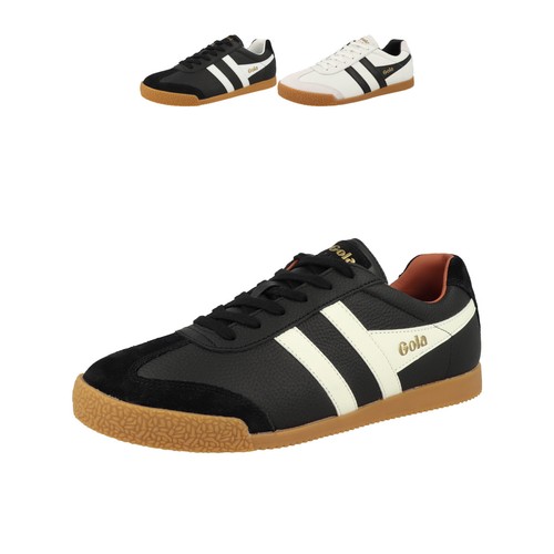 Gola harrier leather sneaker - leather,