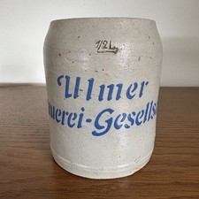 Alter bierkrug ulmer brauerei - bierkrug,