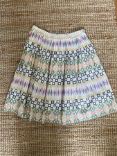 Blutsgeschwister  Rock * Gr. S/36, natur, grün rosa, hellgelb