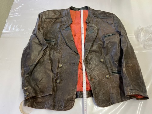 Vintage trachten lederjacke - vintage,