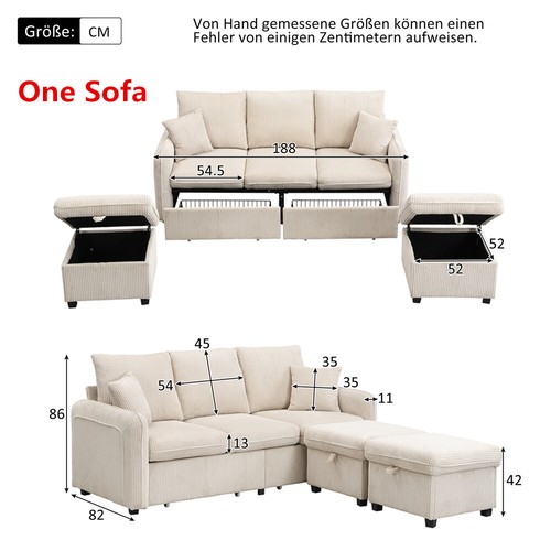 Sitzer ecksofa form - ecksofa, u-form
