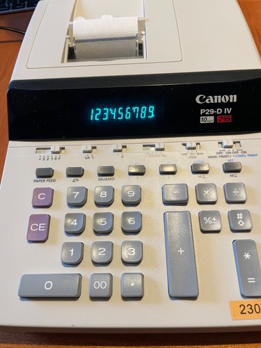 Canon p29 es tischrechner - p29-d,