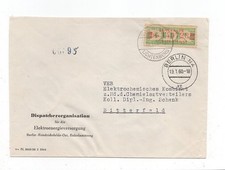 DDR Dienst ZKD Brief Mi 31 I M Berlin Lichtenberg 19.1.60 Dispatcher Elektro