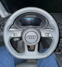 Leder Lenkrad 2017-2021 Für Audi A3 A4 A5 A6 A7 RS3 RS5 RS6 RS7