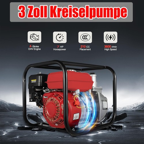 7hp benzin motorpumpe - 7hp,