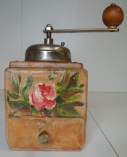 Antike holz kaffeemühle - antike,