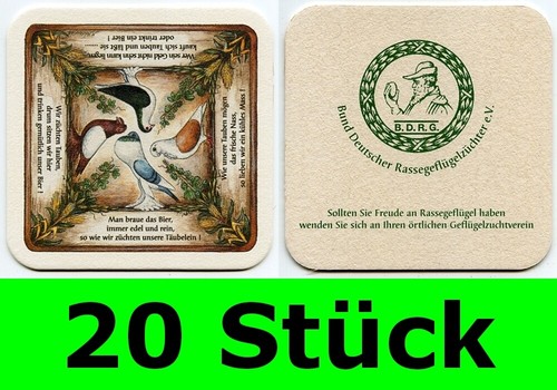 Stück bierdeckel - 20,