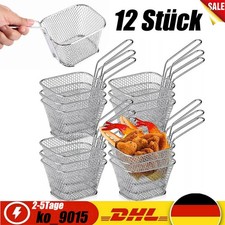12Stk Pommes Servierkörbchen