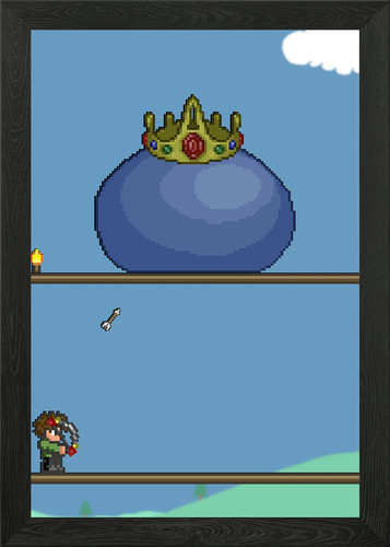 Terraria boss gerahmtes - terraria, 1